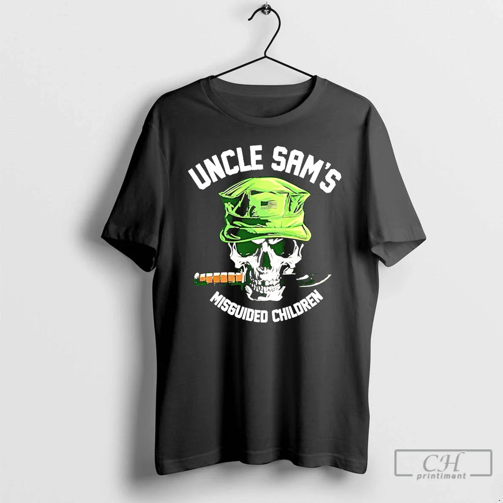 Skull Uncle Sams Misguided Children T-Shirts, Hoodie, Sweatshirt