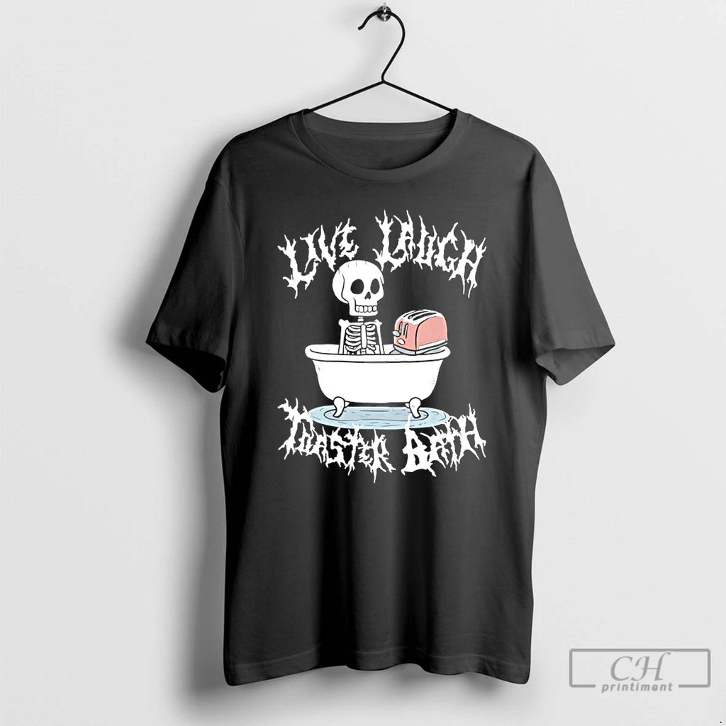 Premium Skull Live Laugh Toaster Bath