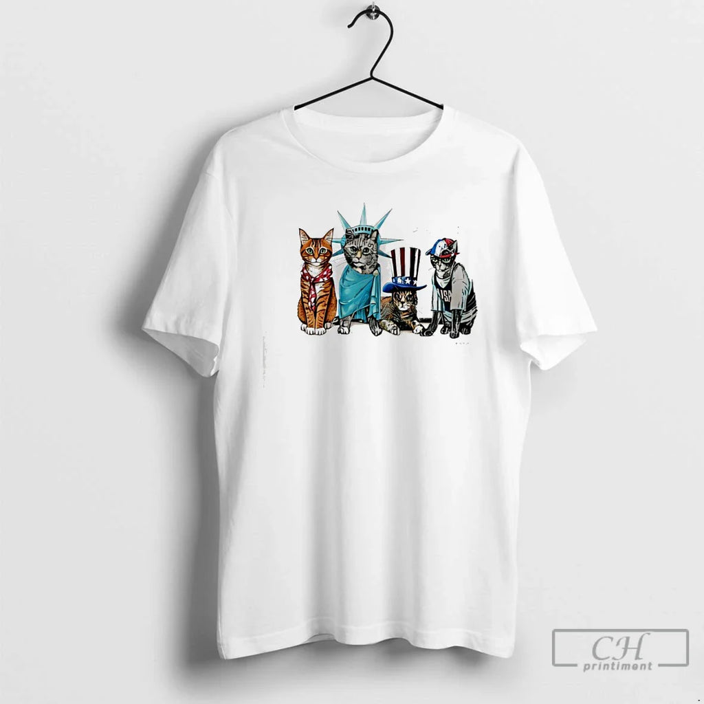 Snl Josh Oconnor Patriotic Usa Cats T-Shirts, Hoodie, Sweatshirt