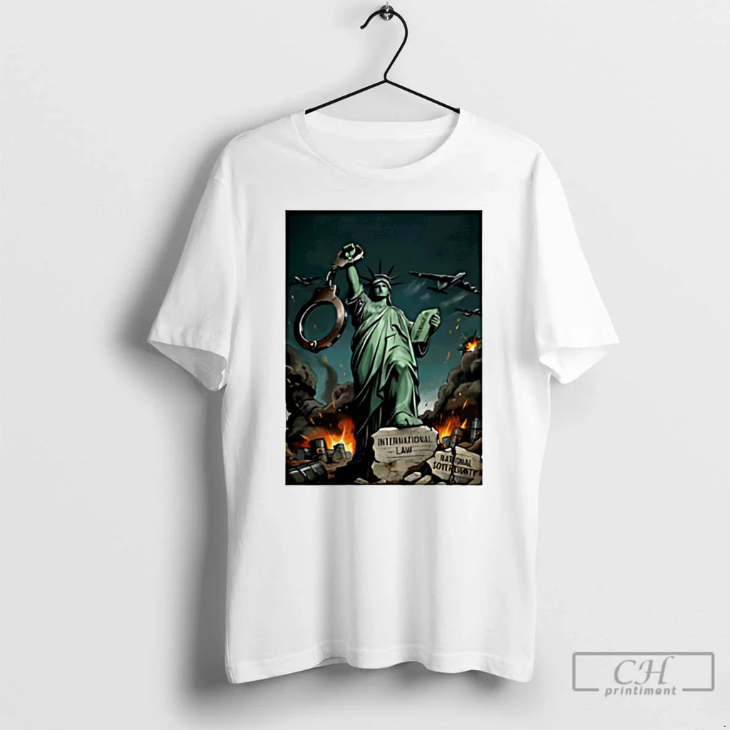 Statue Liberty Imperialism International Law National Sovereignty T-Shirts, Hoodie, Sweatshirt