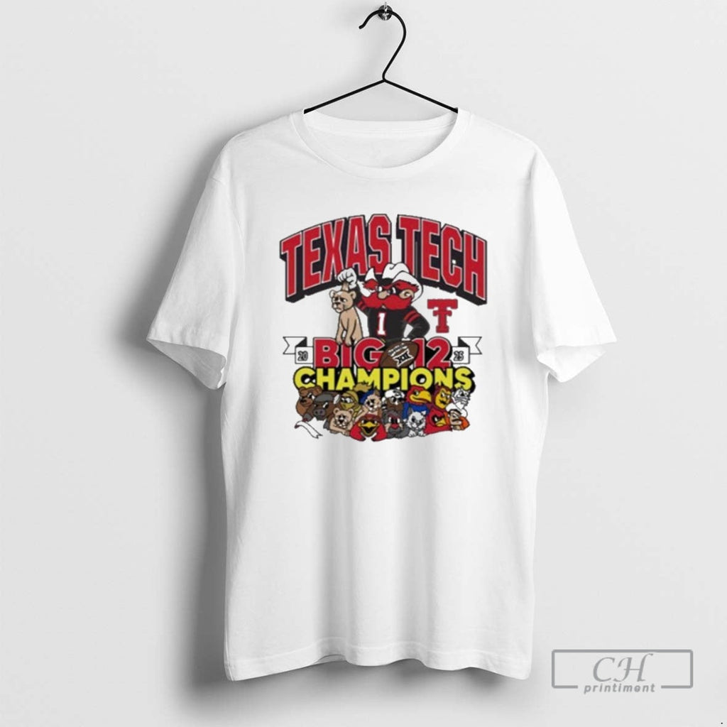 Texas Tech Red Raiders Victory Winning Big 12 Football Champs Mascots Shirt T-Shirts, Hoodie, Sweatshirt
