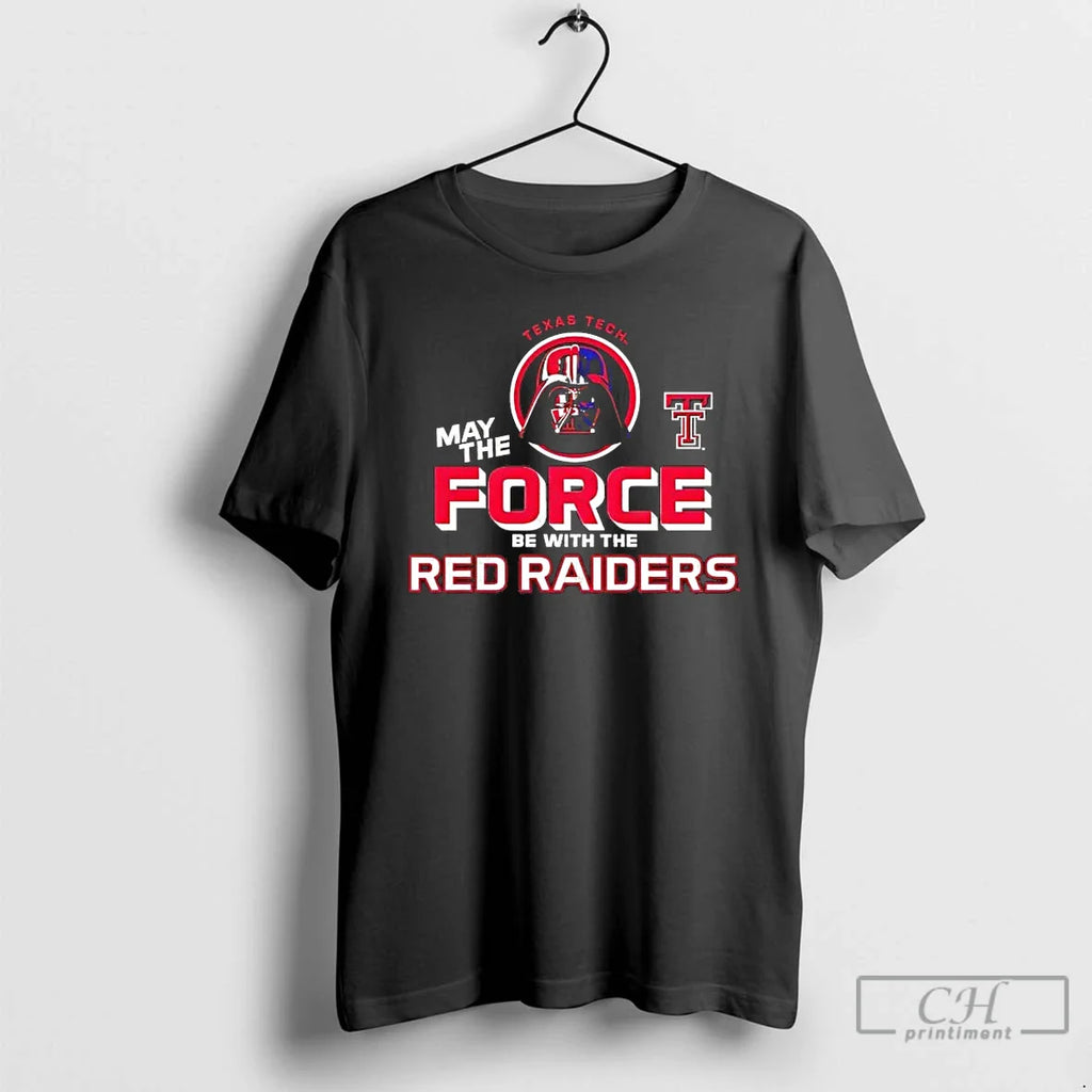 Texas Tech May Force Be Red Raiders Darth Vader T-Shirts, Hoodie, Sweatshirt