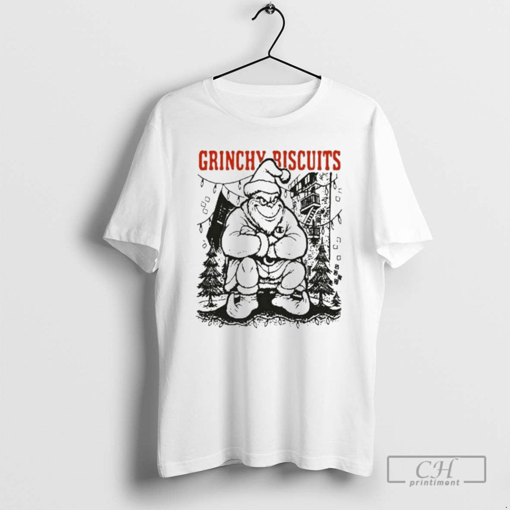 Grinch Grinchy Riscuits Shirt T-Shirts, Hoodie, Sweatshirt
