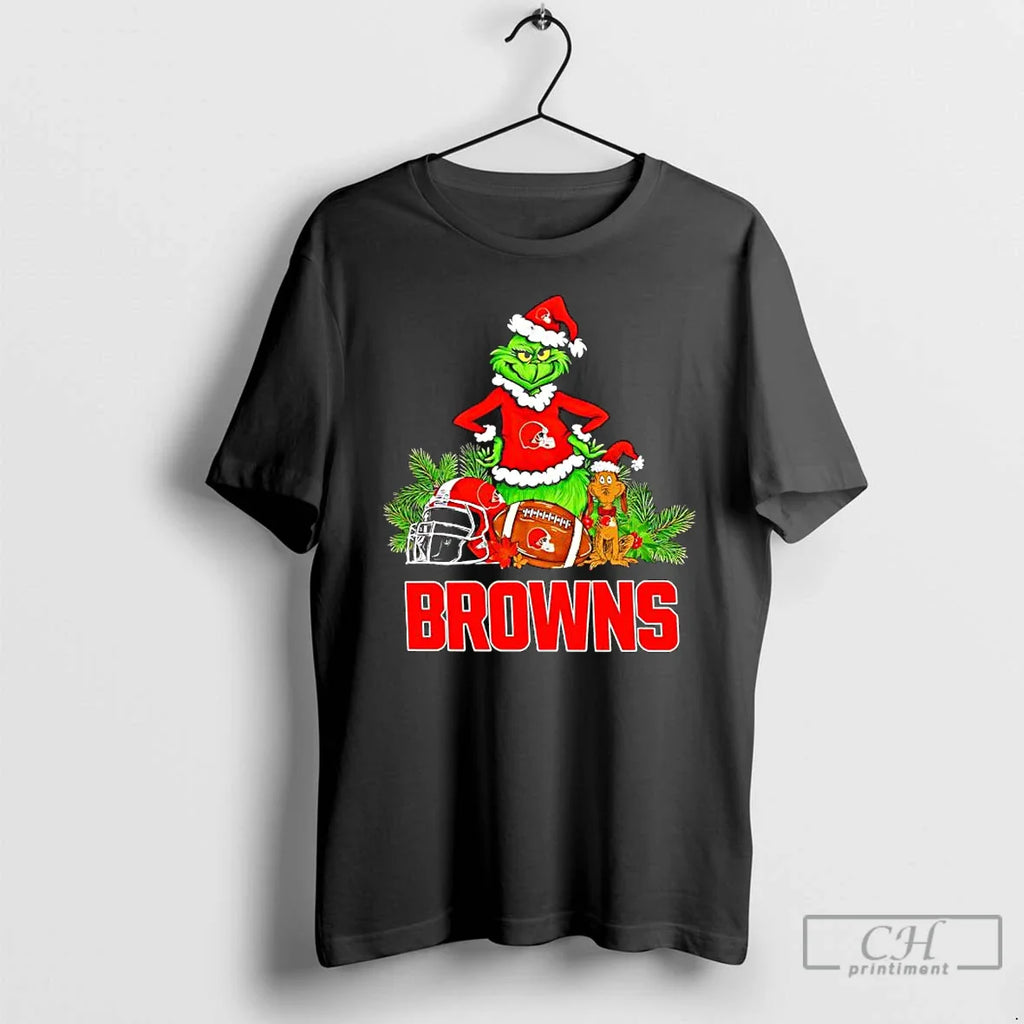 Grinch Max Cleveland Browns Helmet Items T-Shirts, Hoodie, Sweatshirt