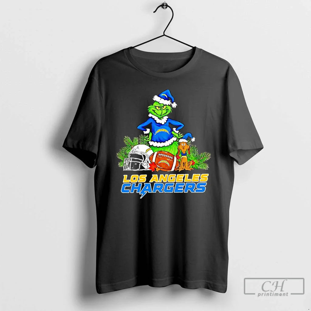 Grinch Max Los Angeles Chargers Helmet Items T-Shirts, Hoodie, Sweatshirt