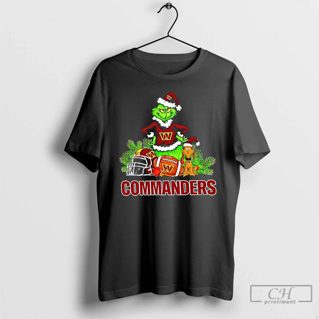 Grinch Max Washington Commanders Helmet Items T-Shirts, Hoodie, Sweatshirt