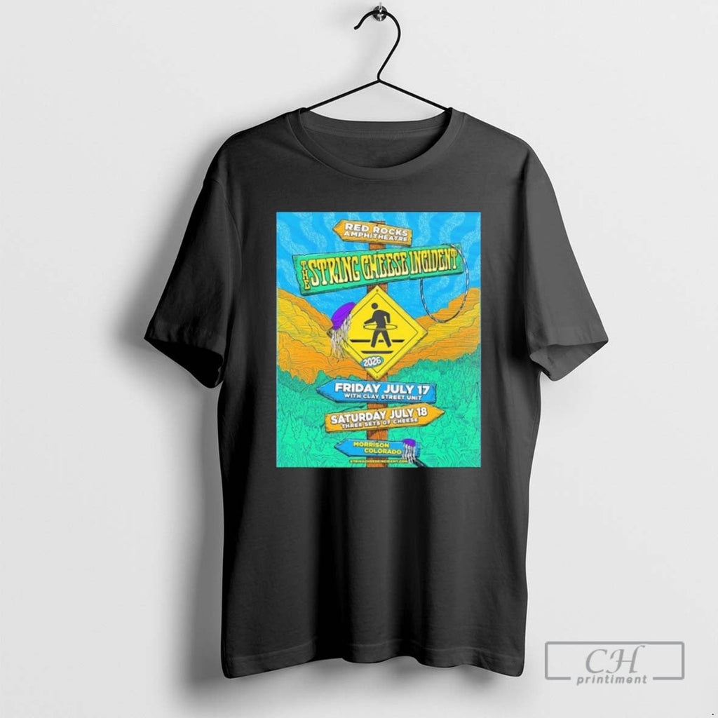 String Cheese Incident Live Red Rocks Amphitheatre Morrison Colorado July T-Shirts, Hoodie, Sweatshirt
