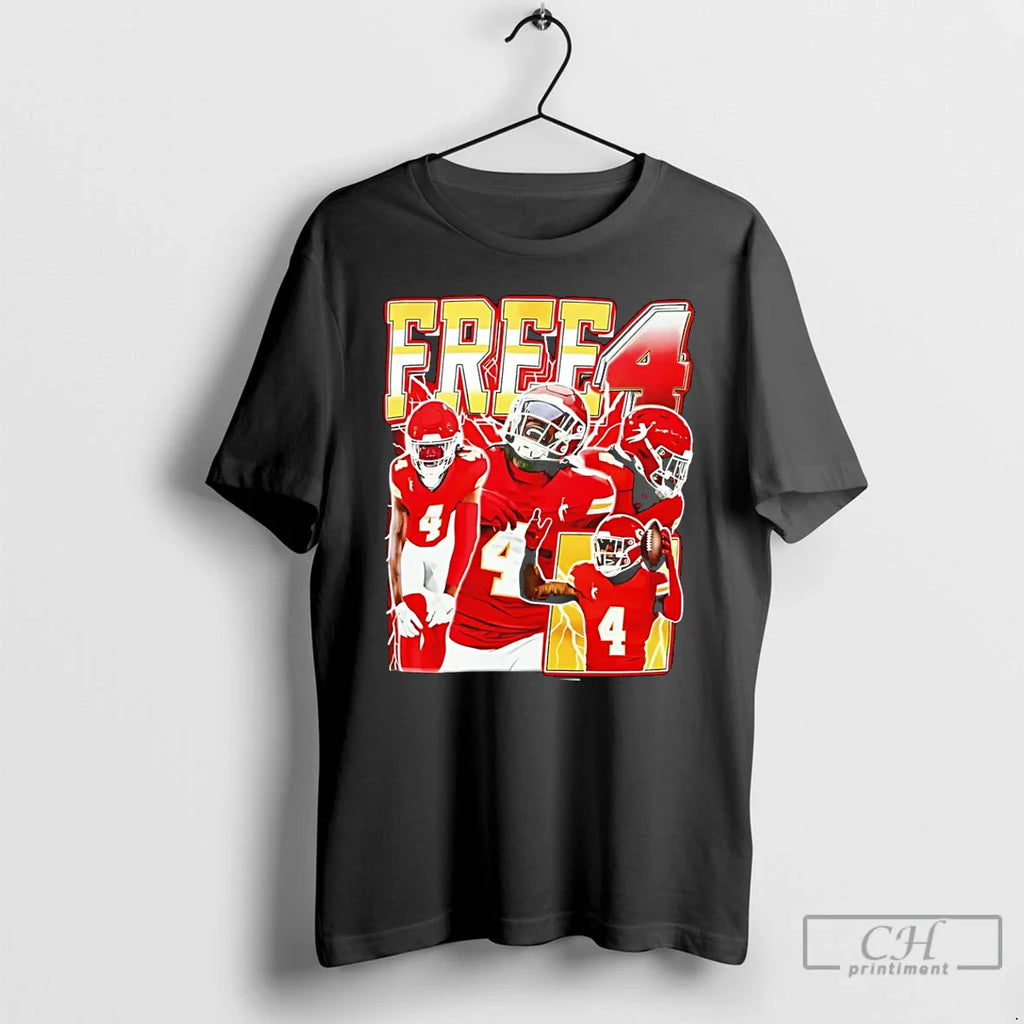 Travis Kelce Tyquan Thornton Rashee Rice Free 4 T-Shirts, Hoodie, Sweatshirt