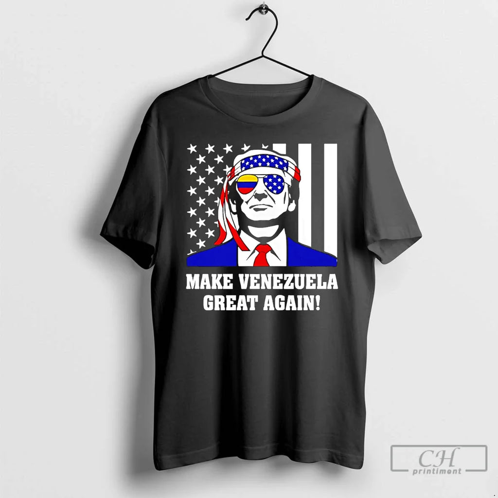 Trump Make Venezuela Great Again Usa Flag T-Shirts, Hoodie, Sweatshirt