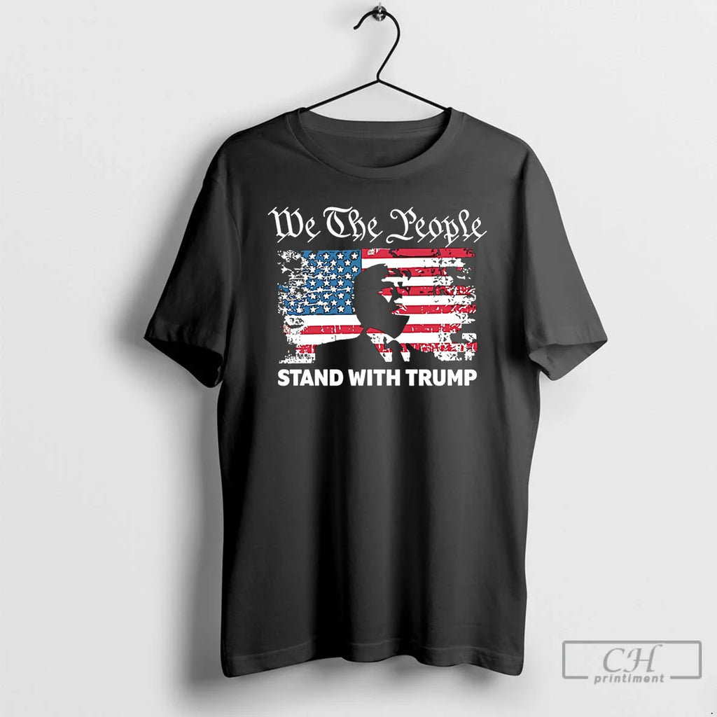 We People Stand Trump Usa Flag T-Shirts, Hoodie, Sweatshirt