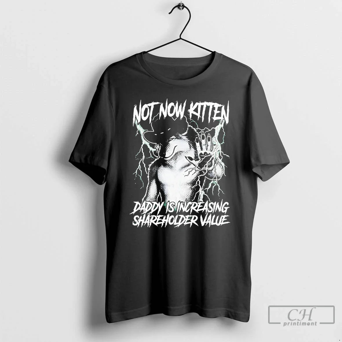 Werewolf Not Now Kitten Daddy Is Increasing Shareholder Value T-Shirts, Hoodie, Sweatshirt
