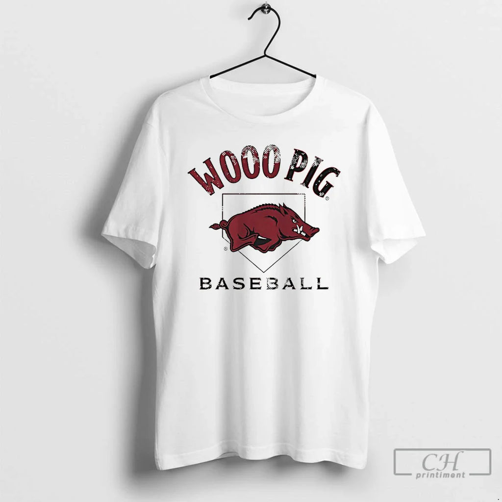 Wooo Pig Arkansas Baseball Home Plate T-Shirts, Hoodie, Sweatshirt