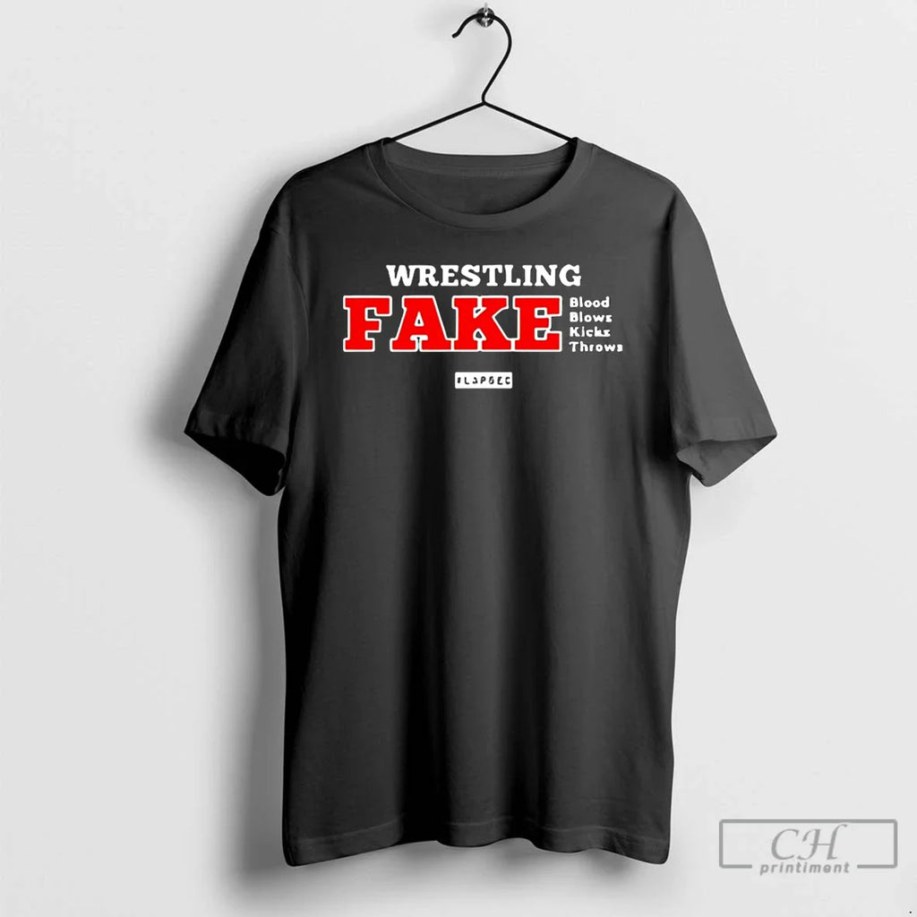 Wrestling Fake Blood Blows Kicks Throws Lapseo Logo T-Shirts, Hoodie, Sweatshirt