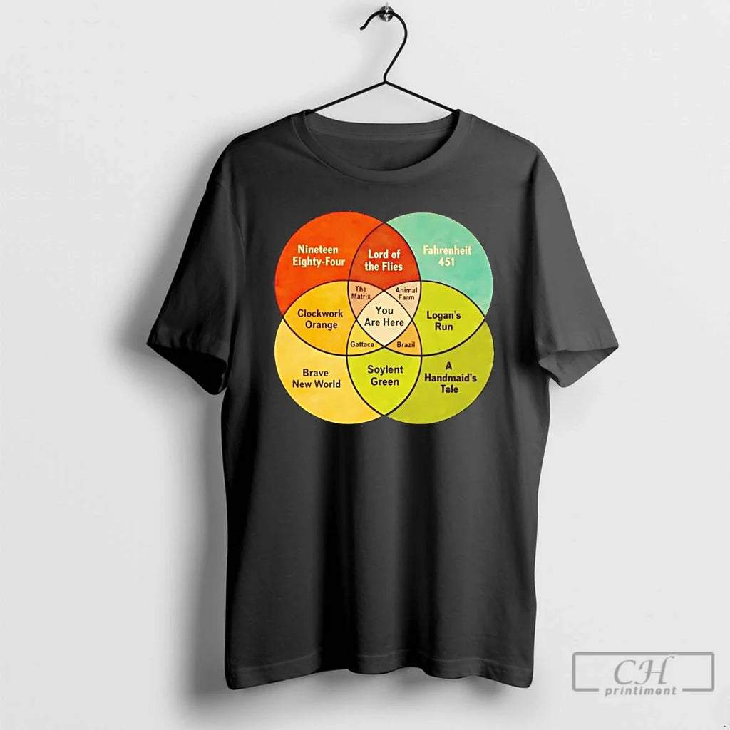 You Are Here Feminist Matrix Animal Farm Gattaca Brazil T-Shirts, Hoodie, Sweatshirt