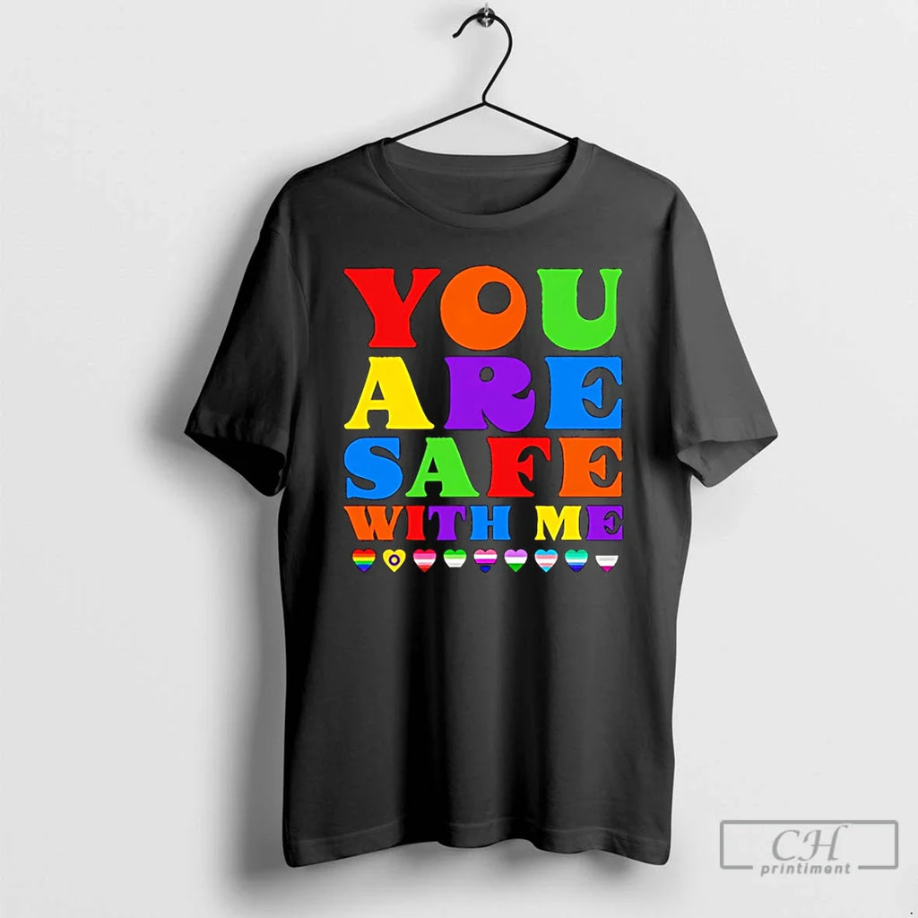 You Are Safe Me Full Color T-Shirts, Hoodie, Sweatshirt