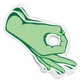 Punching Game Vinyl Sticker