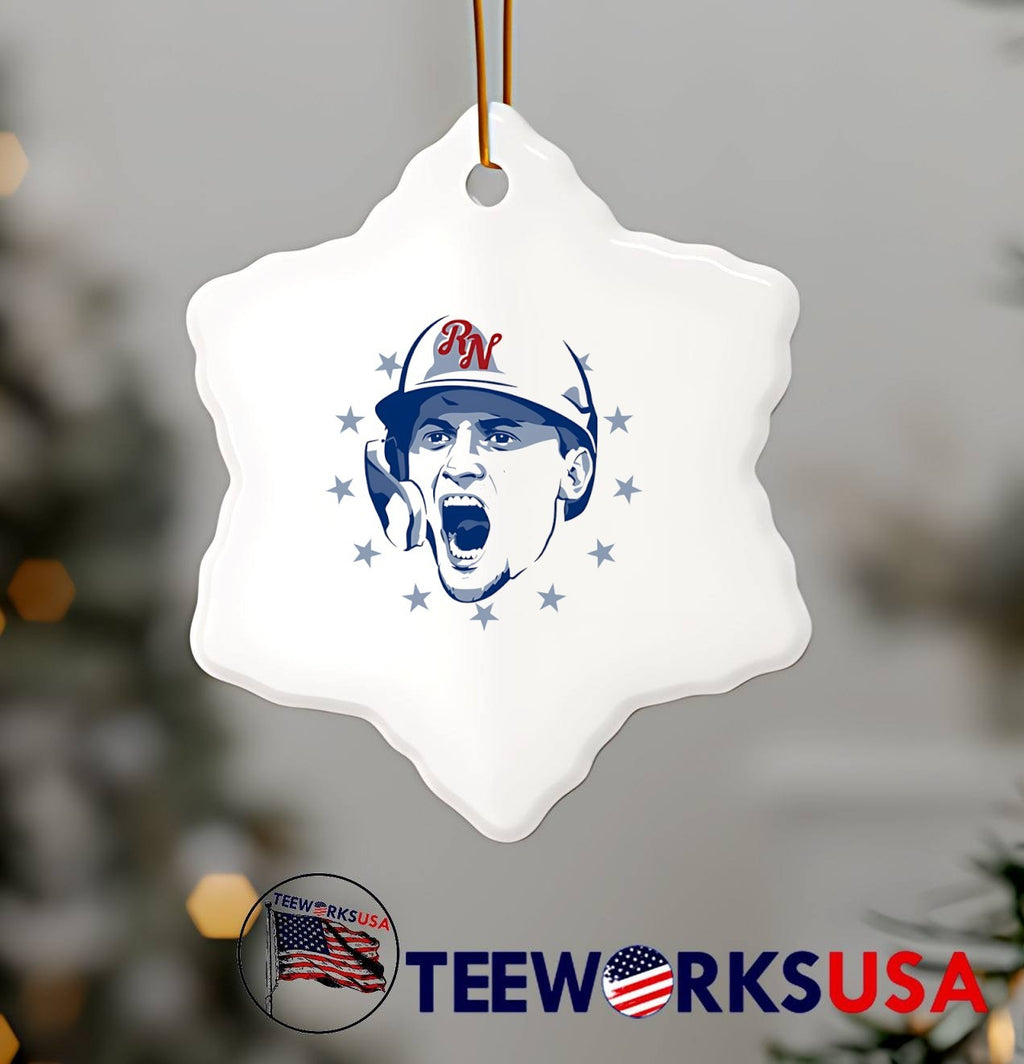 RN Baseball Player Shouting T-Shirt