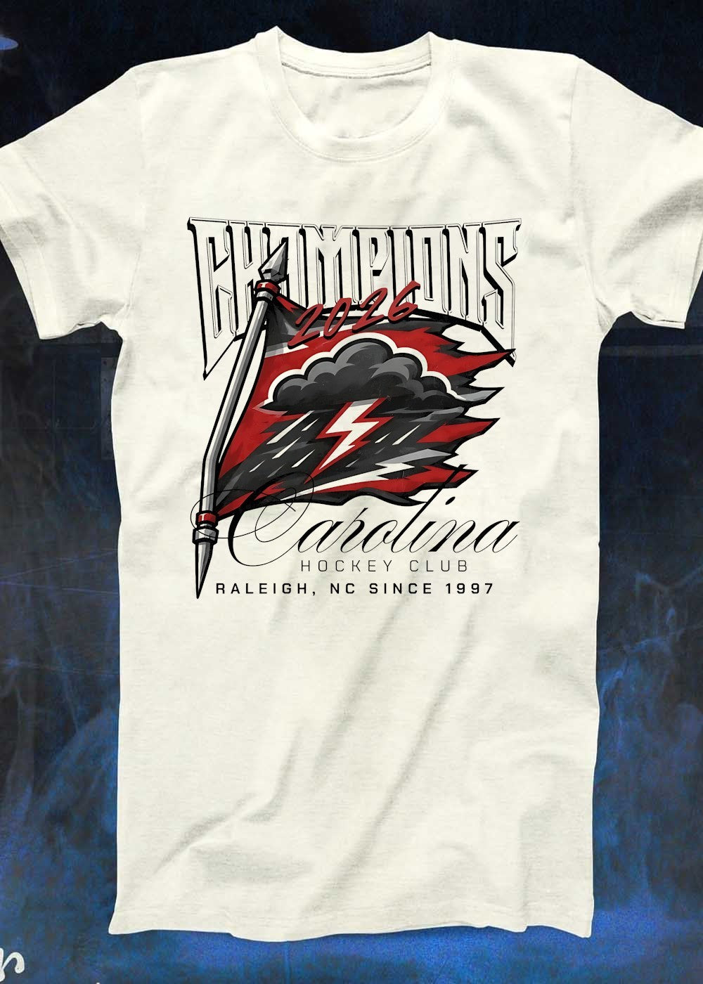 Raleigh NC Since 1997 Champions 2026 Carolina Hockey Club T-Shirt
