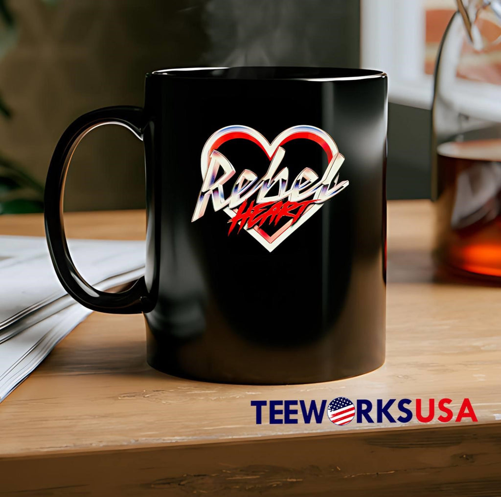 Rebel Heart Metallic Logo T-Shirt
