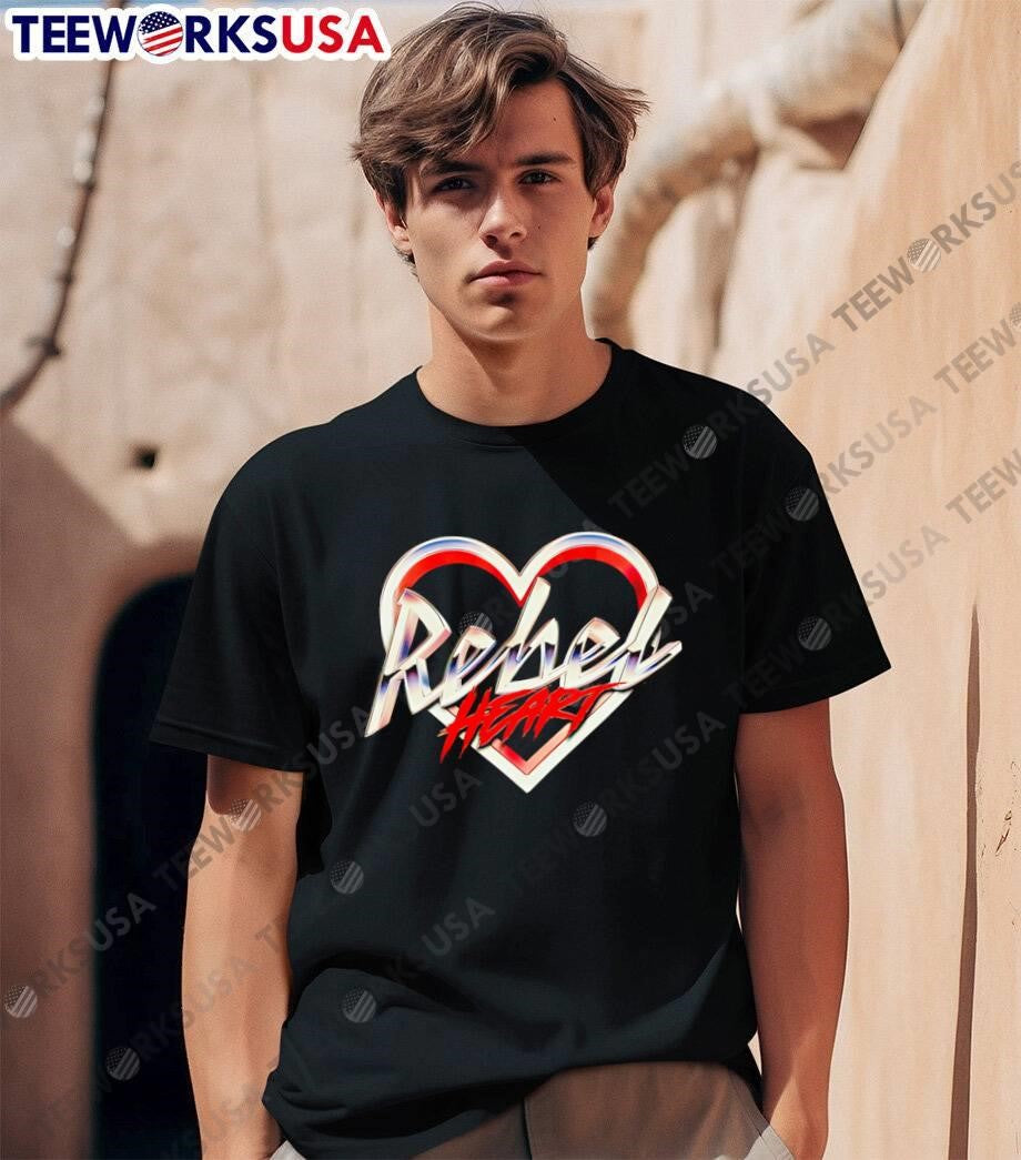 Rebel Heart Metallic Logo T-Shirt