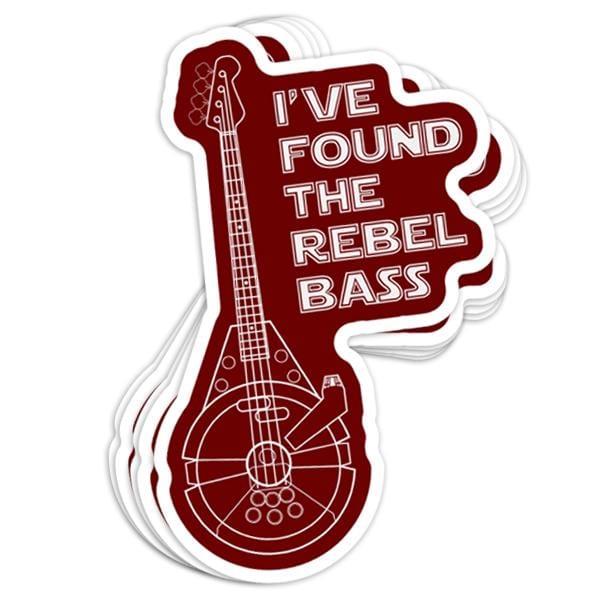 Rebel Bass Vinyl Sticker