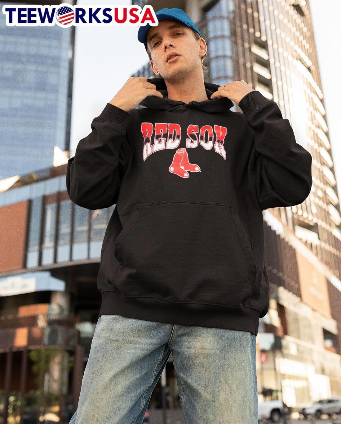 Red Sox Team Logo With Socks shirt