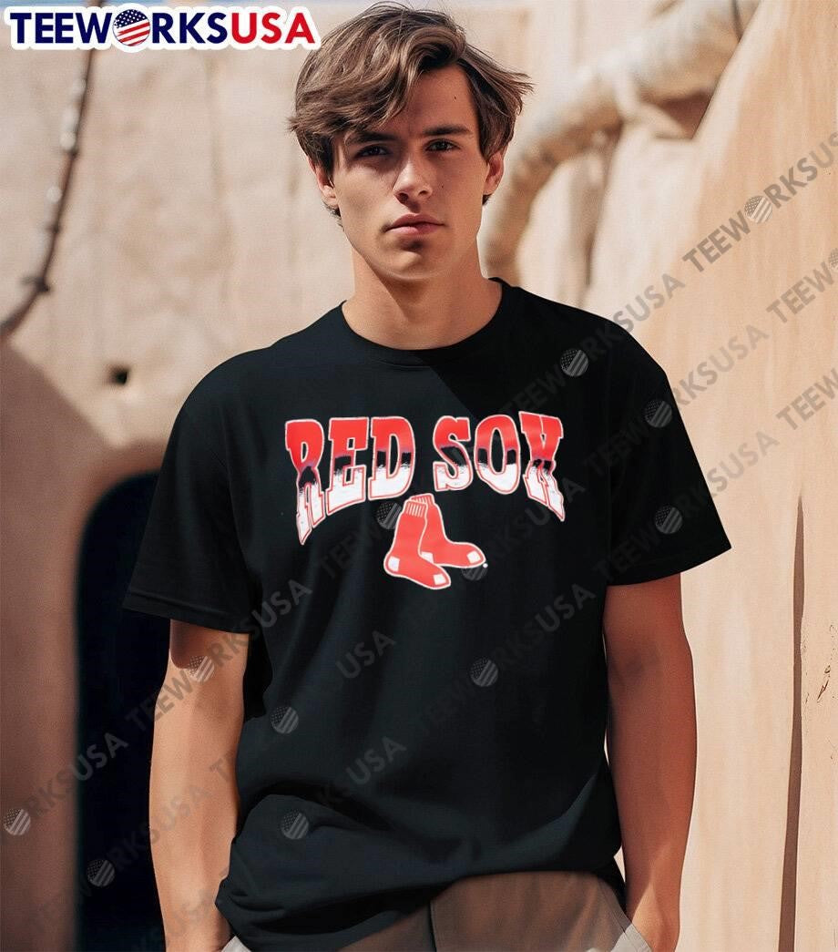 Red Sox Team Logo With Socks shirt
