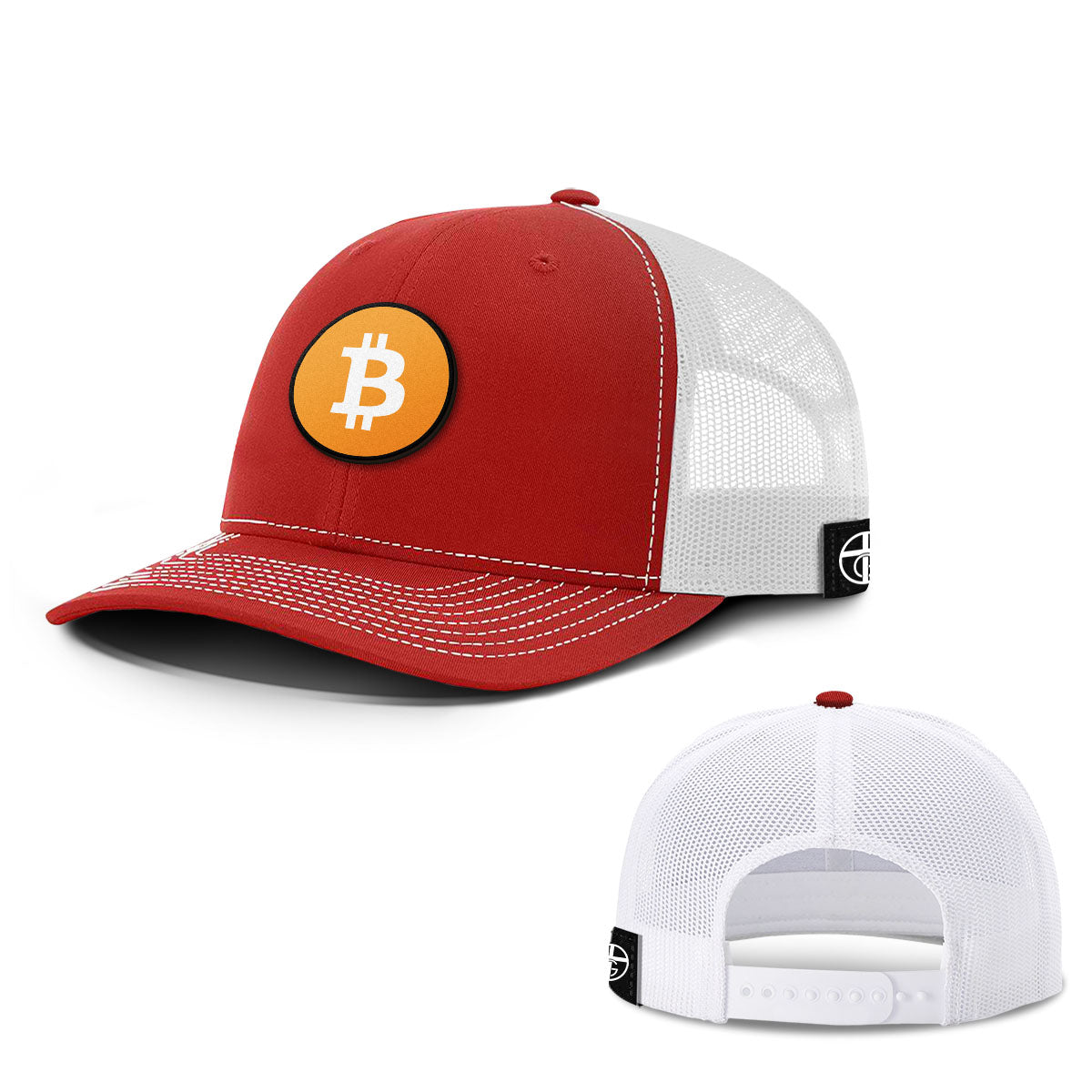 Bitcoin Logo Patch Hats