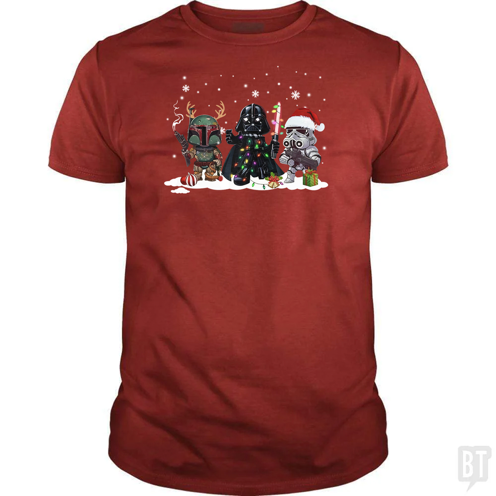 Boba Fett Darth Vader Stormtrooper Christmas Santa