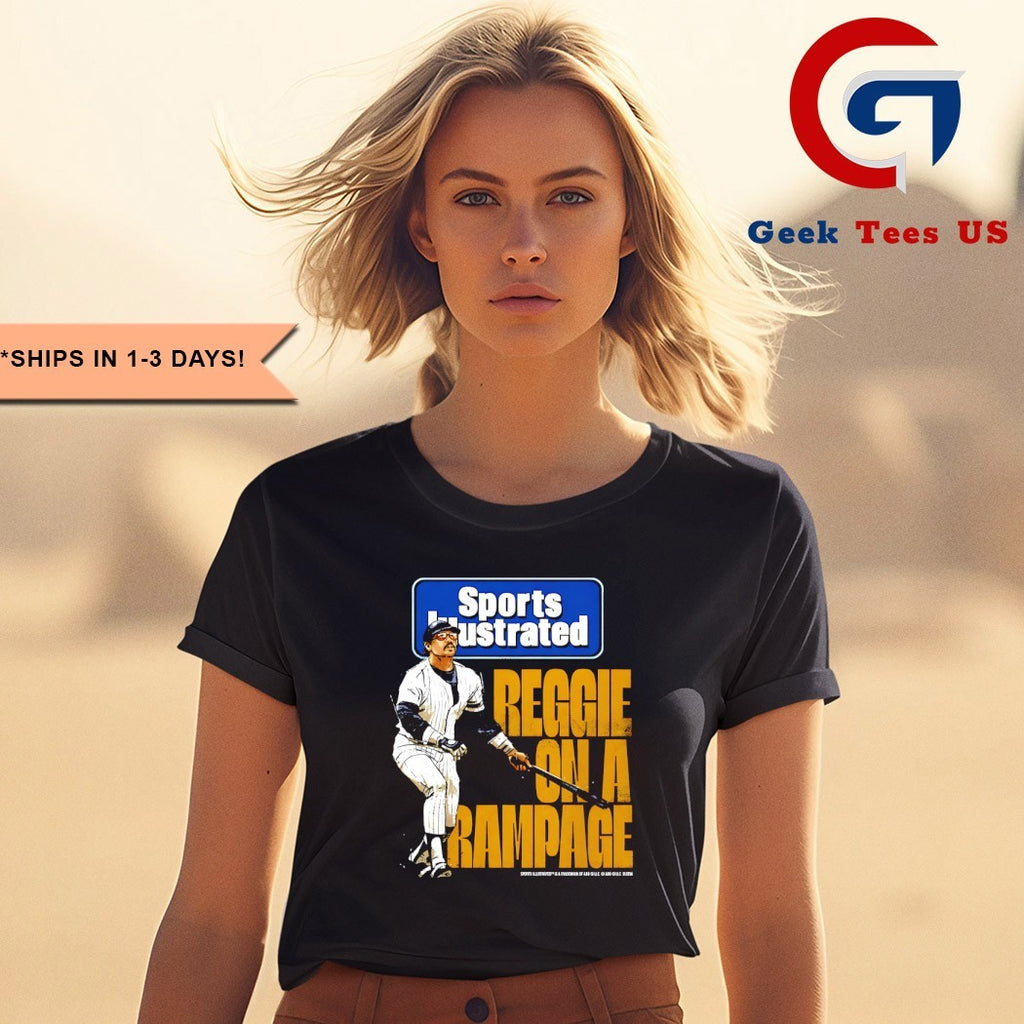 Reggie on a Rampage Reggie Jackson New York Yankees Sports Illustrated shirt