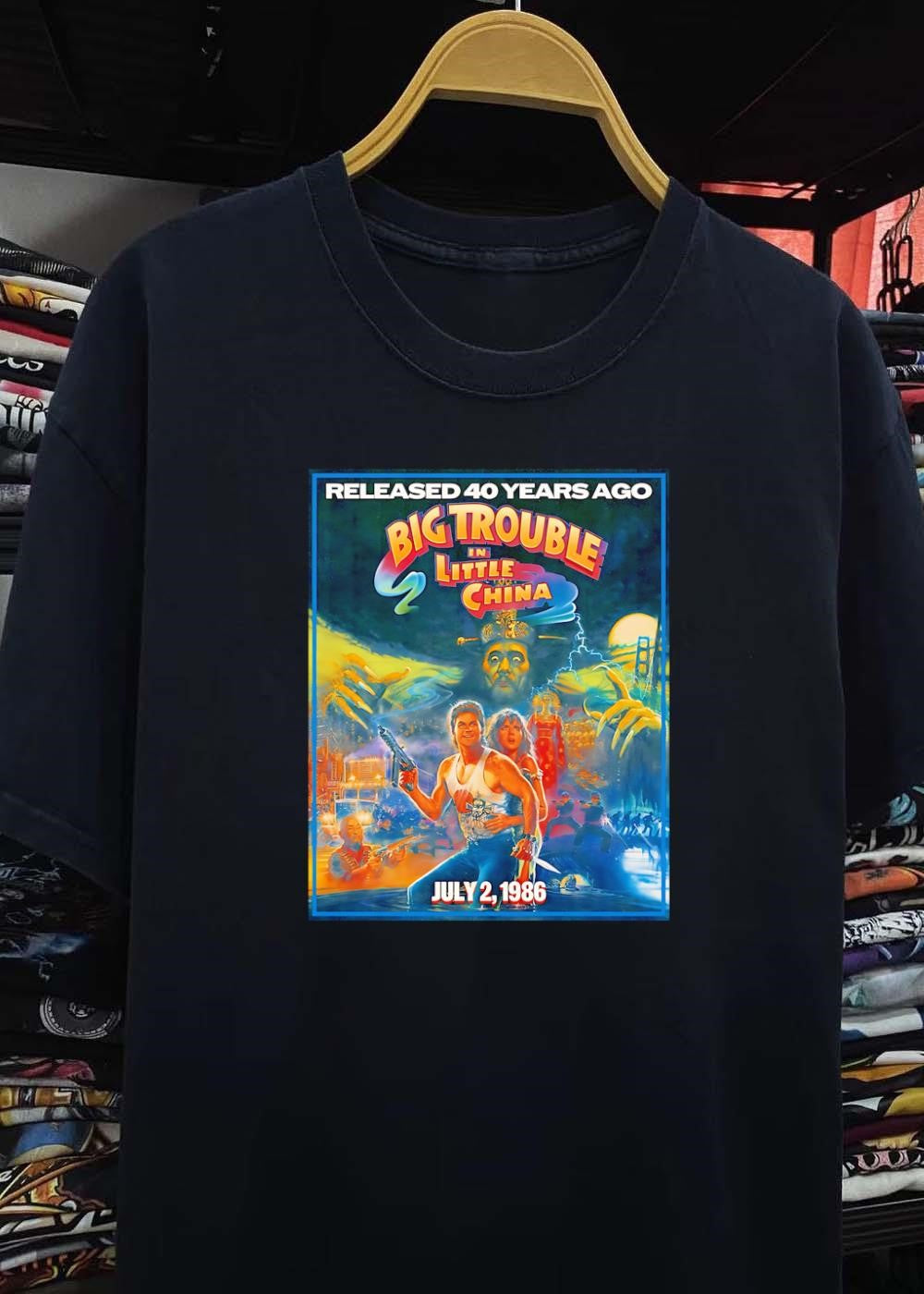 Released 40 Years Ago Big Trouble in Little China July 2 1986 Shirt