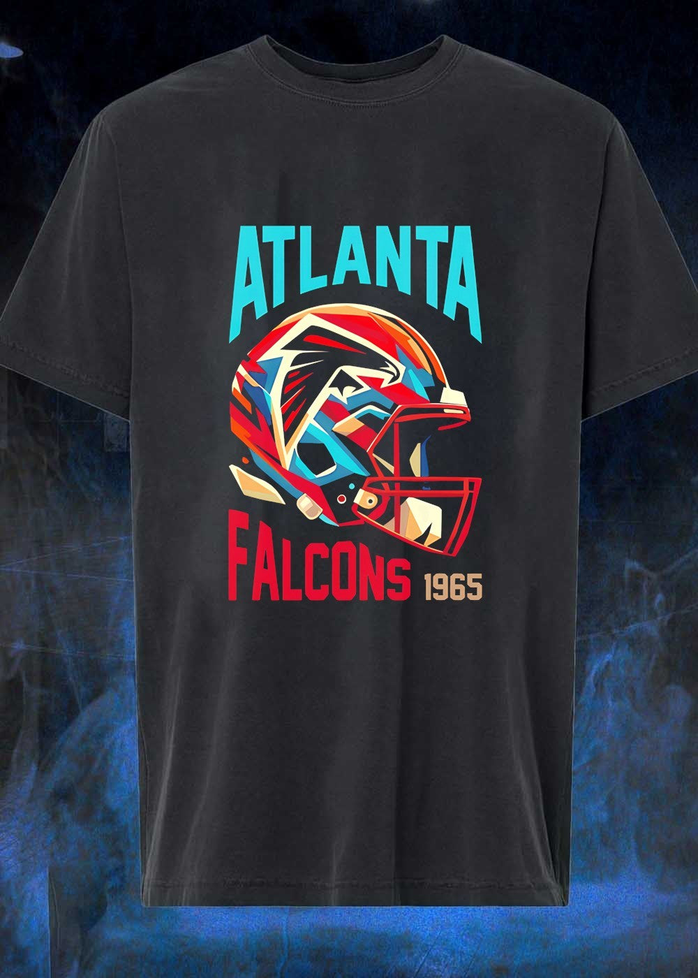 Retro Atlanta Falcons 1965 Helmet Football Team T-Shirt