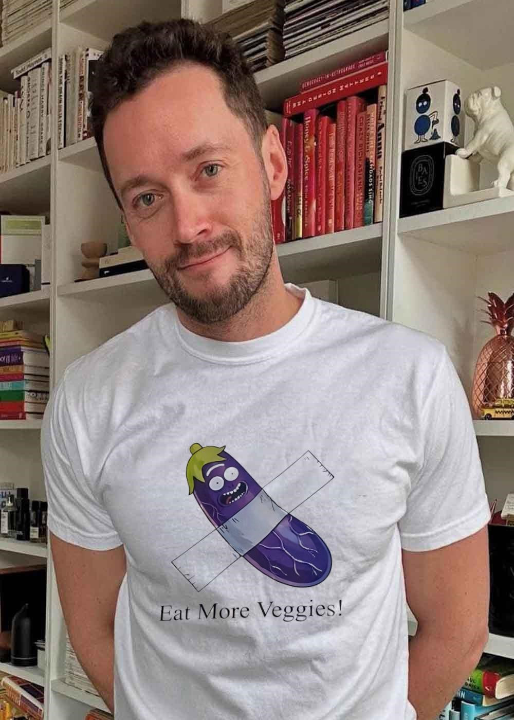 Rick Sanchez Tape Eat More Veggies T-Shirt