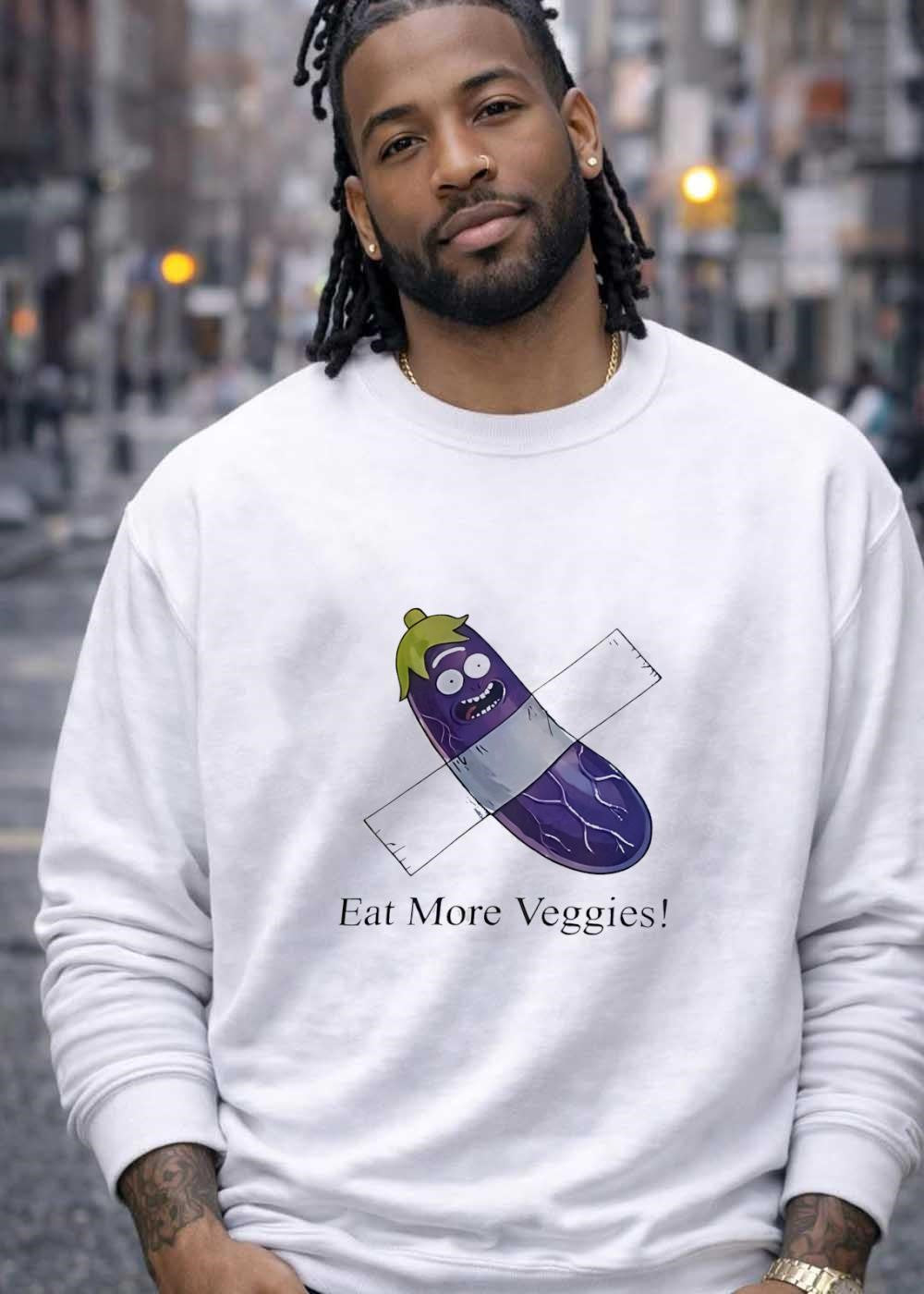 Rick Sanchez Tape Eat More Veggies T-Shirt