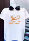 Roam & Retrieve Pheasant Flying Hunting Field Dog Outdoor Apparel T-Shirt