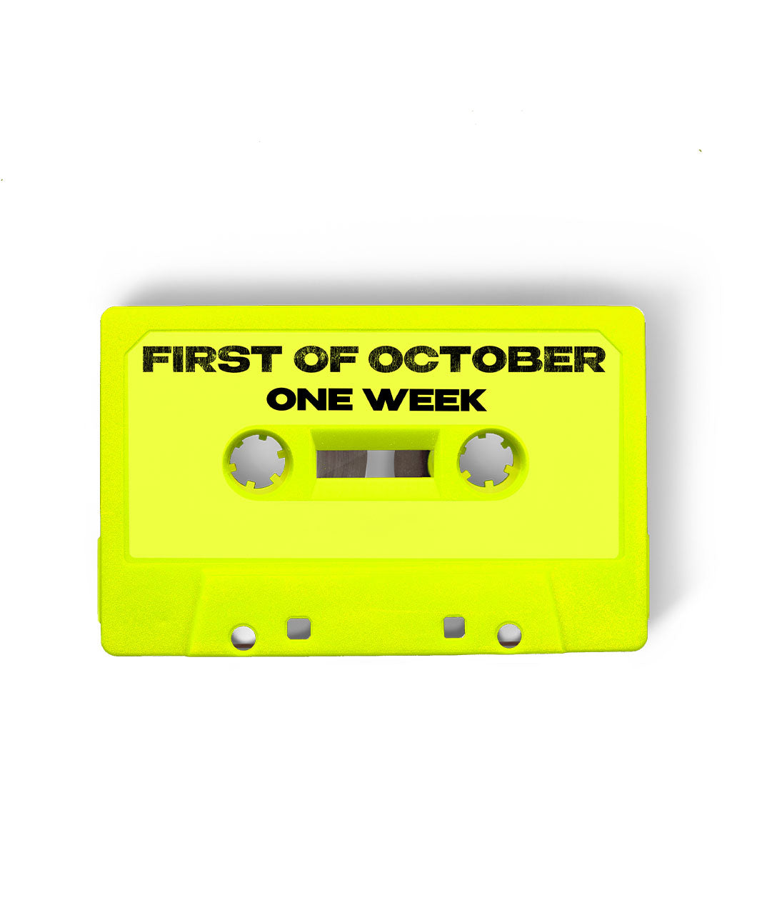 First of October 2025 Cassette