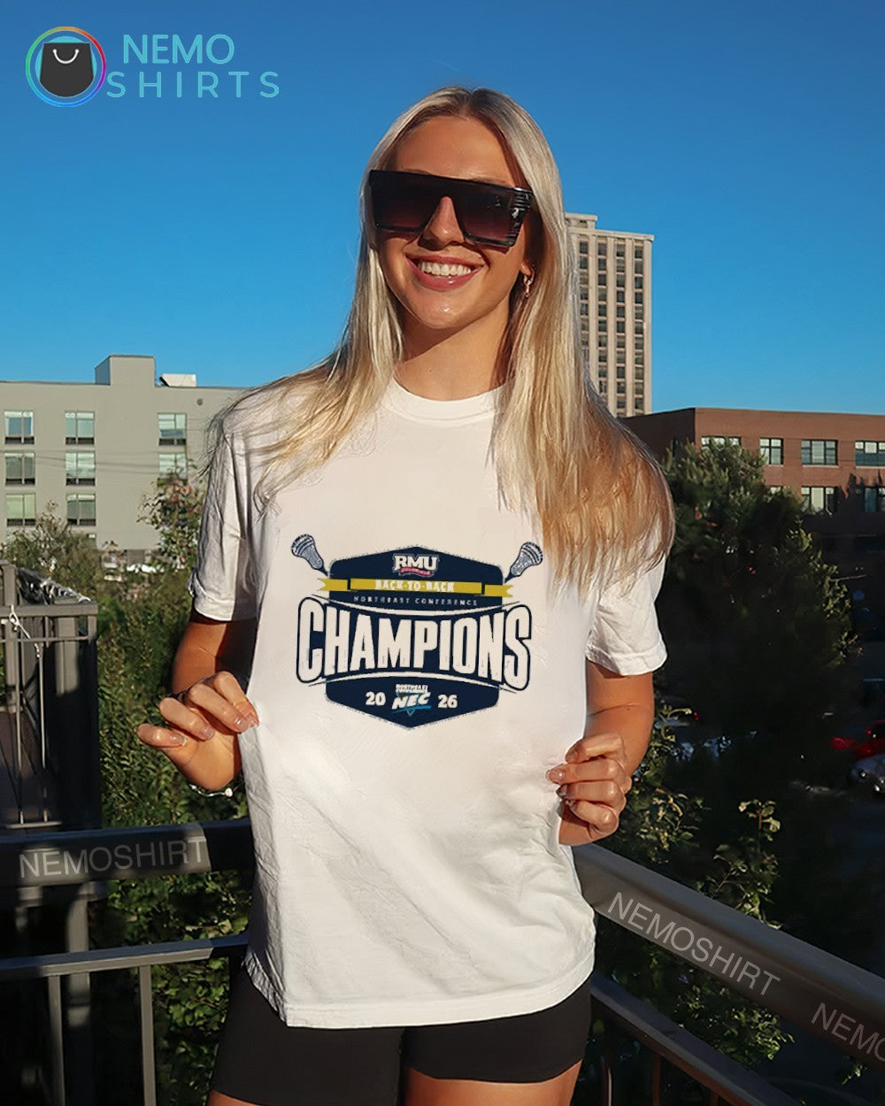 Robert Morris Colonials back to back Northeast conference champions 2026 shirt