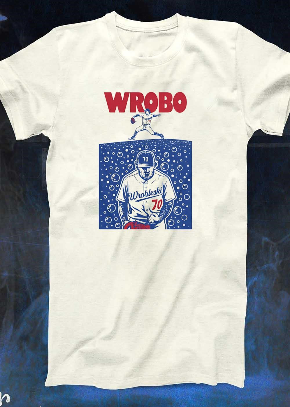Roto Wear Players Wrobo Wrobleski 70 Pitching Baseball T-Shirt