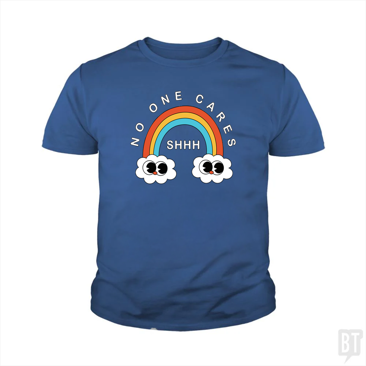 Shhh No One Cares Kids Shirt