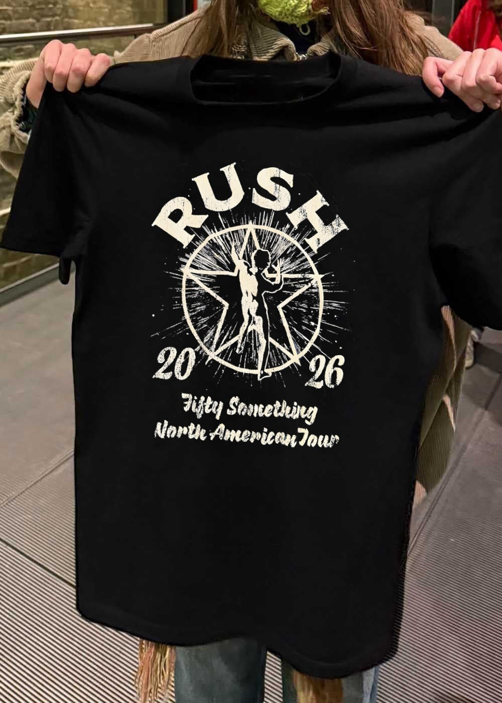 Rush 2026 Fifty Something North American Tour Starman Silhouette T-Shirt
