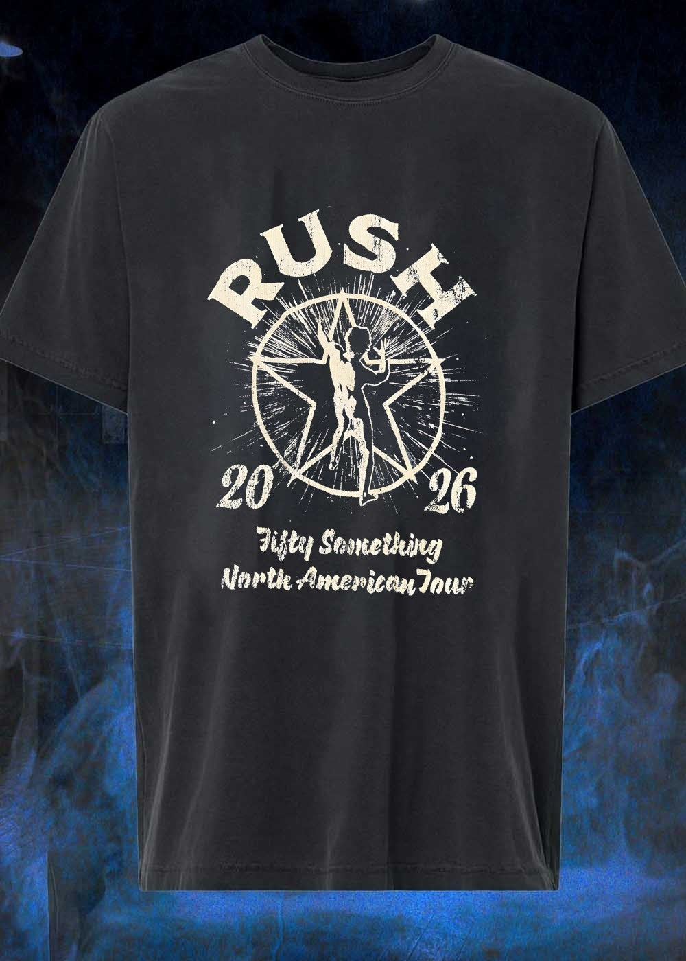 Rush 2026 Fifty Something North American Tour Starman Silhouette T-Shirt