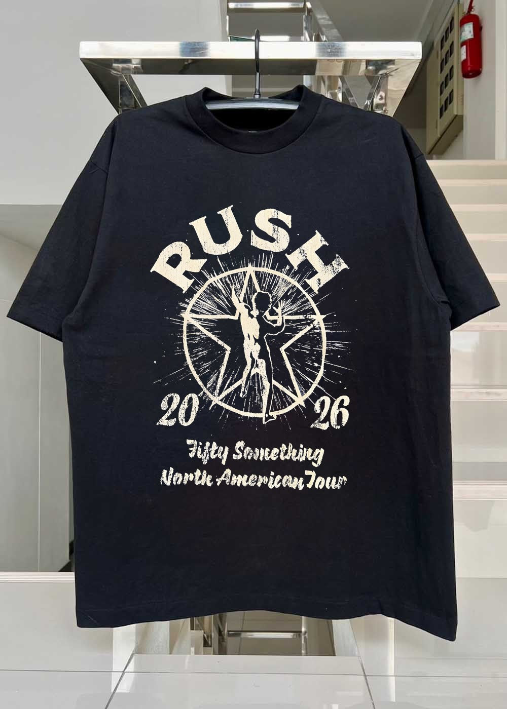 Rush 2026 Fifty Something North American Tour Starman Silhouette T-Shirt