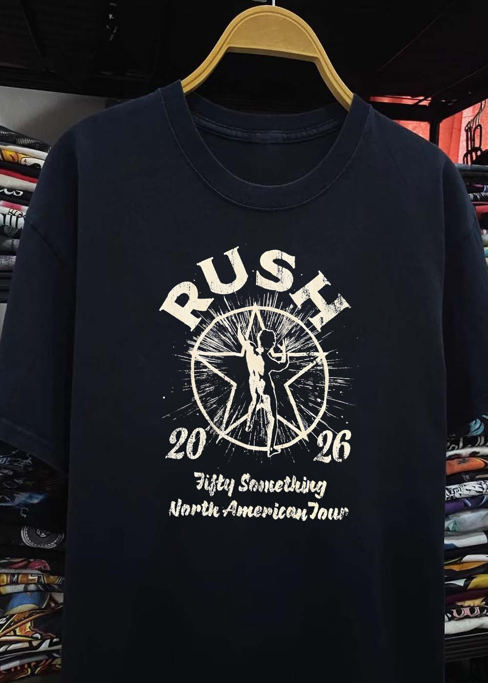 Rush 2026 Fifty Something North American Tour Starman Silhouette T-Shirt