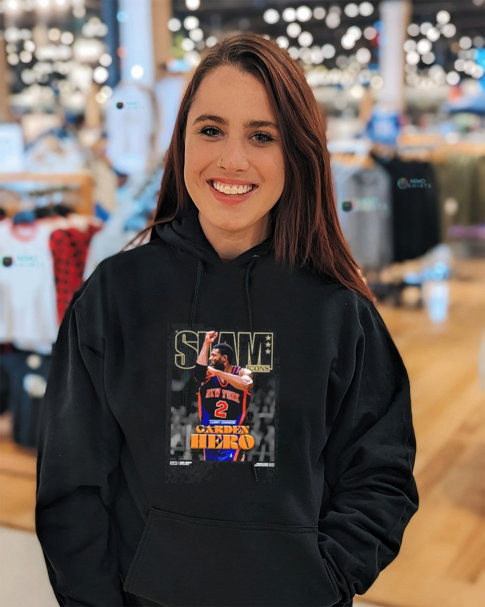 SLAM icons Garden hero Larry Johnson shirt