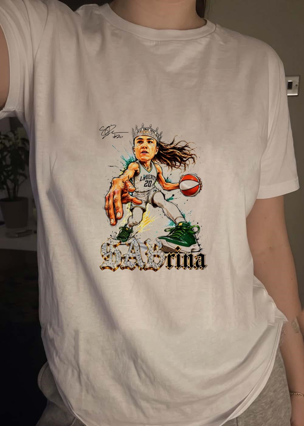 Sabrina 20 Liberty Basketball Art Sabrina T-Shirt