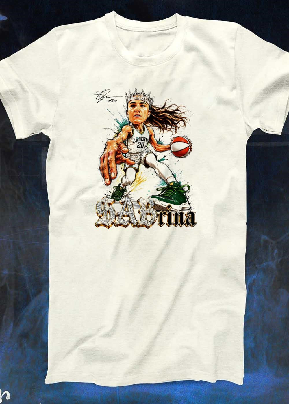Sabrina 20 Liberty Basketball Art Sabrina T-Shirt