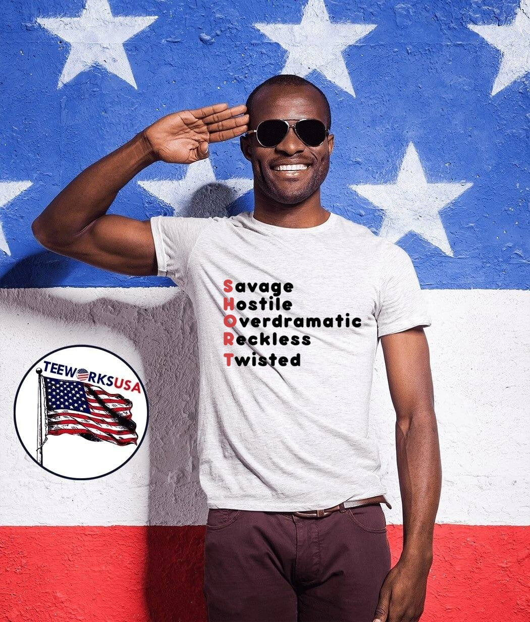Savage Hostile Overdramatic Reckless Twisted Acronym T-Shirt