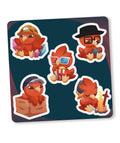 Chibi Phoenix Sticker Sheet