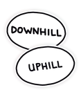 Uphill/Downhill Stickers