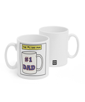 A Portrait of the #1 Dad Mug Mug